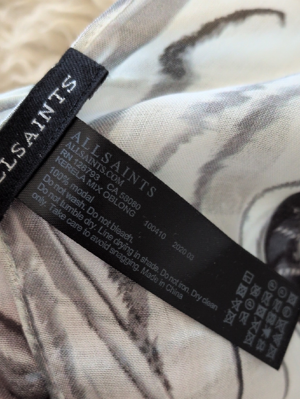 Alexander McQueen, All saints, Harrods Three-Scarf Bundle - Picture 8 of 13